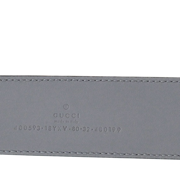 Gucci Women\'s Belt in Elegant Gray with GG Logo main image 7